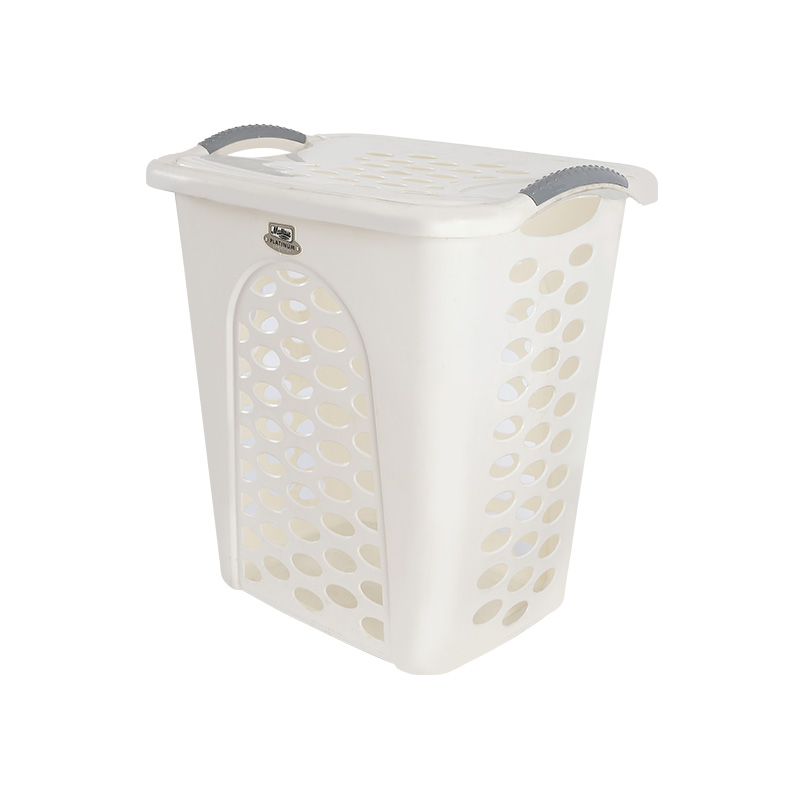 Square rattan laundry basket mould with handle