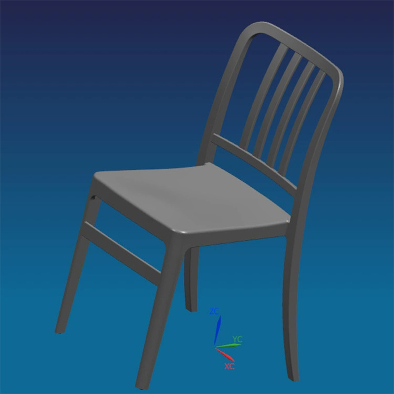 Plastic injection Chair with backrest mould